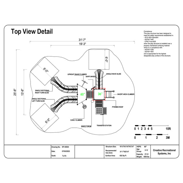 PD40004 Commercial Playground Equipment Playground Depot