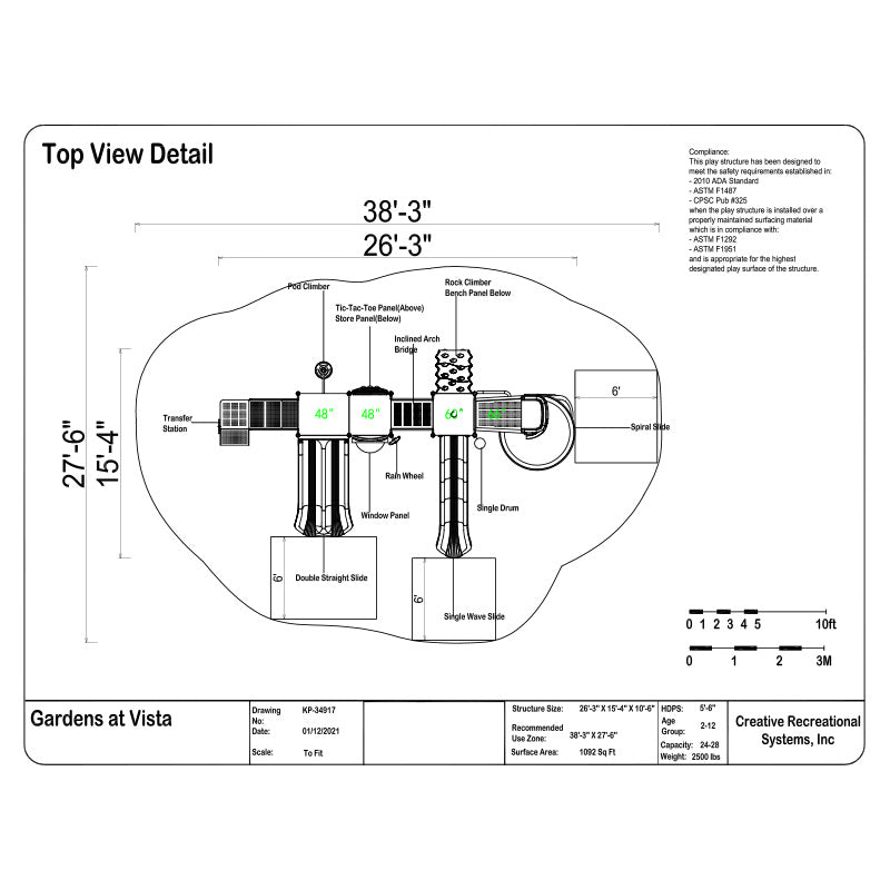 PD34917 Commercial Playground Equipment Playground Depot